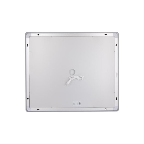 Зеркало Lidz Kubis (KU2) 700х600 с LED-подсветкой Touch, с антизапотеванием, с диммером, рег. яркости LDKU60070049286
