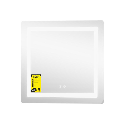 Зеркало Lidz Kubis (KU2) 700х700 с LED-подсветкой Touch, с антизапотеванием, с диммером, рег. яркости LDKU70070049288