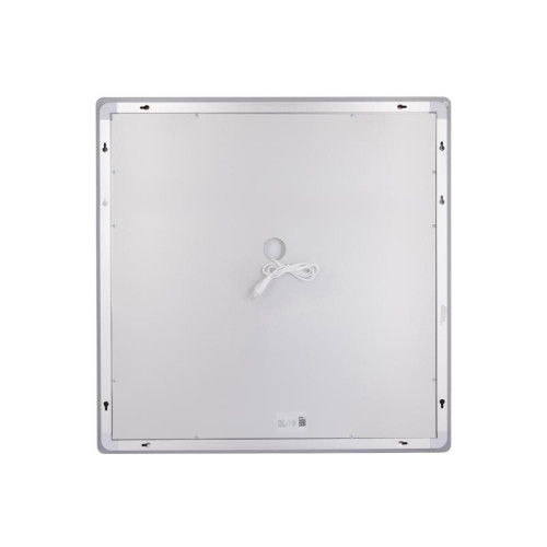 Зеркало Lidz Kubis (KU2) 700х700 с LED-подсветкой Touch, с антизапотеванием, с диммером, рег. яркости LDKU70070049288
