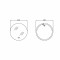 Зеркало Lidz Astra R600 с LED-подсветкой Touch, с антизапотеванием, с диммером, рег. яркости LDASR60049289