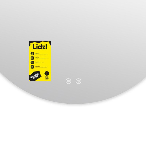 Зеркало Lidz Astra R800 с LED-подсветкой Touch, с антизапотеванием, с диммером, рег. яркости LDASR80049290