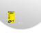 Зеркало Lidz Astra R800 с LED-подсветкой Touch, с антизапотеванием, с диммером, рег. яркости LDASR80049290
