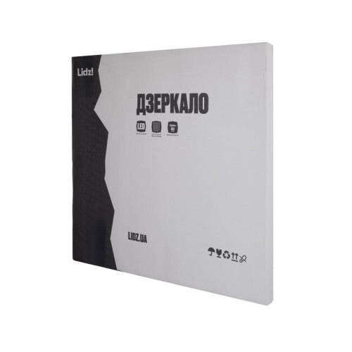 Зеркало Lidz Astra R800 с LED-подсветкой Touch, с антизапотеванием, с диммером, рег. яркости LDASR80049290