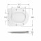 Сиденье для унитаза Qtap (Taurus 490) 422x360x30 мм, White, с микролифтом, Slim Duroplast, Quick Release QTSC179W49383 Сиденье для унитаза Qtap (Taurus 490) 422x360x30 мм, White, с микролифтом, Slim Duroplast, Quick Release QTSC179W49383