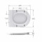 Сиденье для унитаза Qtap (Taurus 520) 455x365x38 мм, White, с микролифтом, Slim Duroplast, Quick Release QTSC179W49384 Сиденье для унитаза Qtap (Taurus 520) 455x365x38 мм, White, с микролифтом, Slim Duroplast, Quick Release QTSC179W49384