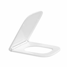 Сиденье для унитаза Qtap (Gemini 490) 428x344x37,5 мм, White, с микролифтом, Slim Duroplast, Quick Release QTSC179W49385