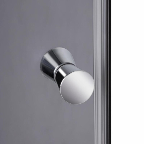 Душевой бокс Lidz Kubis SB90x90.SAT.LOW.GR, стекло тонированное 4 мм