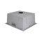 Мойка для кухни интегрированная под столешницу Lidz Handmade H4843 Brushed Steel 3,0/1,0 мм LDH4843BRU49441
