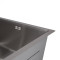 Мойка для кухни интегрированная под столешницу Lidz Handmade H4843 Brushed Steel 3,0/1,0 мм LDH4843BRU49441