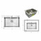 Мойка для кухни интегрированная Lidz Handmade H5843 Brushed Steel 3,0/1,0 мм LDH5843BRU49442 Мойка для кухни интегрированная Lidz Handmade H5843 Brushed Steel 3,0/1,0 мм LDH5843BRU49442