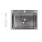 Мойка для кухни интегрированная Lidz Handmade H5843 Brushed Steel 3,0/1,0 мм LDH5843BRU49442 Мойка для кухни интегрированная Lidz Handmade H5843 Brushed Steel 3,0/1,0 мм LDH5843BRU49442