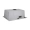 Мойка для кухни интегрированная Lidz Handmade H5843B Brushed Black PVD 3,0/1,0 мм LDH5843BRUBLM49443