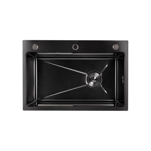 Мойка для кухни интегрированная Lidz Handmade H6845HB Decor Black PVD Honeycomb 3,0/1,0 мм LDH6845HDECBLM49445 Мойка для кухни интегрированная Lidz Handmade H6845HB Decor Black PVD Honeycomb 3,0/1,0 мм LDH6845HDECBLM49445