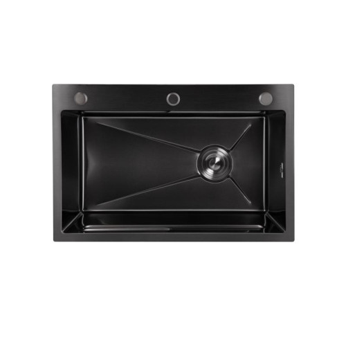 Мойка для кухни интегрированная Lidz Handmade H6845B Brushed Black PVD 3,0/1,0 мм LDH6845BRUBLM49456 Мойка для кухни интегрированная Lidz Handmade H6845B Brushed Black PVD 3,0/1,0 мм LDH6845BRUBLM49456