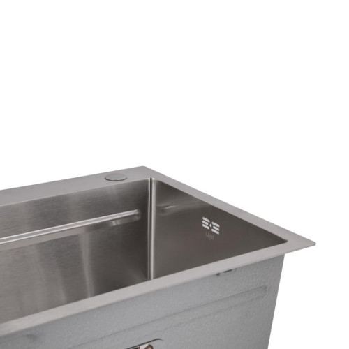 Мойка для кухни интегрированная Lidz Handmade H7545 Brushed Steel 3,0/1,0 мм LDH7545BRU49457 Мойка для кухни интегрированная Lidz Handmade H7545 Brushed Steel 3,0/1,0 мм LDH7545BRU49457