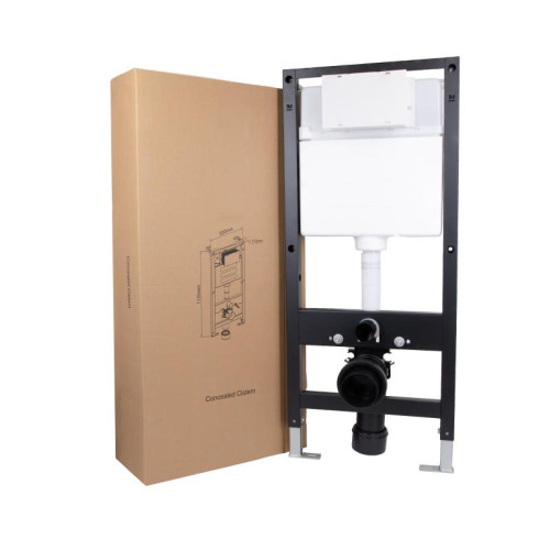 Инсталляция для подвесного унитаза Qtap Standard 1120/1320x500x160/220 мм, 18/23 см, QTSTD159BL49467