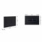 Клавиша смыва Qtap Standard 152x236x28 мм, Matt Black, линейная QTSTD164BLM49473