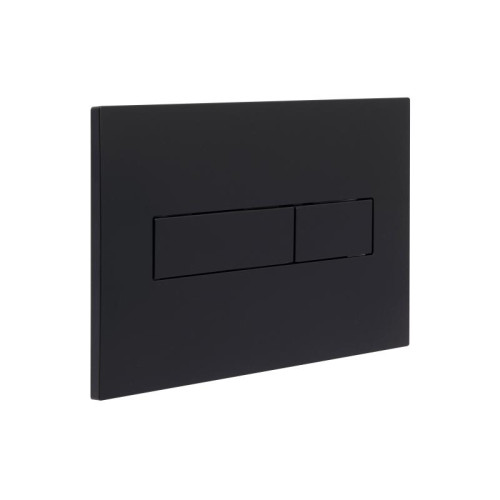 Клавиша смыва Qtap Standard 152x236x28 мм, Matt Black, линейная QTSTD164BLM49473