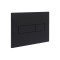 Клавиша смыва Qtap Standard 152x236x28 мм, Matt Black, линейная QTSTD164BLM49473