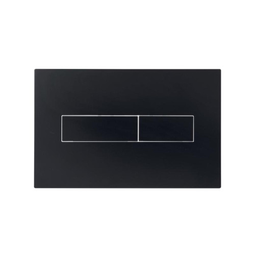 Клавиша смыва Qtap Standard 152x236x28 мм, Matt Black, линейная QTSTD164BLM49473