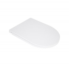 Сиденье для унитаза Qtap (Kolibri) 455×360×30 мм, White, с микролифтом Slim Duroplast, Quick Release QTST179W49488
