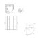Lidz Набор: Душевая кабина Latwa SC90x90.SAT.LOW.DGR, полукруглая, стекло тонированное 4 мм + Душевой поддон Kapielka ST90x90x14