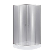 Lidz Набор: Душевая кабина Latwa SC90x90.SAT.LOW.DGR, полукруглая, стекло тонированное 4 мм + Душевой поддон Kapielka ST90x90x14 Lidz Набор: Душевая кабина Latwa SC90x90.SAT.LOW.DGR, полукруглая, стекло тонированное 4 мм + Душевой поддон Kapielka ST90x90x14