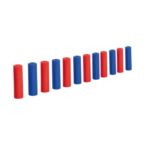 Комплект защитных втулок Thermo Alliance Standart на теплоизоляцию для трубы 16 мм (красная/синяя, 12 шт) + наклейки