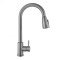 Смеситель для кухни Lidz Aria 015FL (k35) с выдвижным изливом  LDARI015FLGRP49560 Graphite