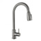 Смеситель для кухни Lidz Aria 015FL (k35) с выдвижным изливом  LDARI015FLGRP49560 Graphite