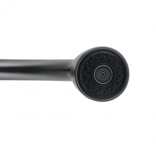 Смеситель для кухни Lidz Aria 015FL (k35) с выдвижным изливом  LDARI015FLGRP49560 Graphite