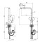 Смеситель для кухни Lidz Aria 015FL1 (k35) с выдвижным изливом  LDARI015FL1GRP49561 Graphite