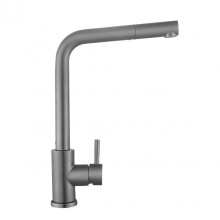 Смеситель для кухни Lidz Aria 015FL1 (k35) с выдвижным изливом  LDARI015FL1GRP49561 Graphite