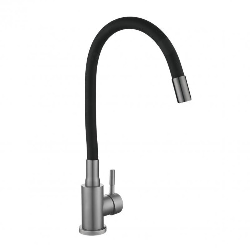 Смеситель для кухни Lidz Aria 015F3 (k35) с гибким изливом LDARI015F3BGRP49564 Graphite/Black Смеситель для кухни Lidz Aria 015F3 (k35) с гибким изливом LDARI015F3BGRP49564 Graphite/Black