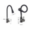 Смеситель для кухни Lidz Aria 015F31 (k35) с гибким изливом LDARI015F31BGRP49566 Graphite/Black