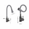 Смеситель для кухни Lidz Aria 015F31 (k35) с гибким изливом LDARI015F31GGRP49567 Graphite/Grey