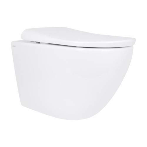 Унитаз подвесной Qtap Robin ML Ultra Quiet 490×365×325 мм, с сиденьем  Soft-close MagLock, White QTROBML26W49621