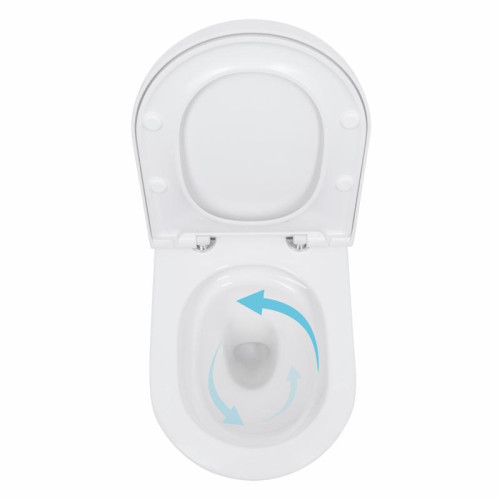 Унитаз подвесной Qtap Scorpio ML Ultra Quiet 490×365×325 мм, с сиденьем Soft-close MagLock, White QTSCOML26W49622