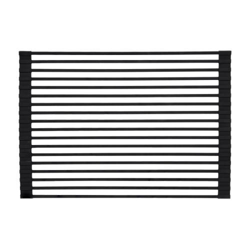 Сушилка на кухонную мойку Lidz Acsis LA06 Black, квадратна основа, для посуды 430х300 мм LDACSLA06BLM49764