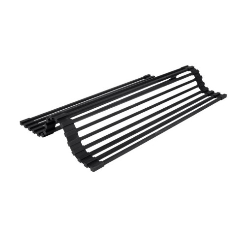 Сушилка на кухонную мойку Lidz Acsis LA06 Black, квадратна основа, для посуды 430х300 мм LDACSLA06BLM49764