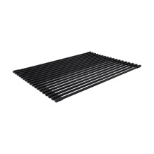 Сушилка на кухонную мойку Lidz Acsis LA06 Black, квадратна основа, для посуды 430х300 мм LDACSLA06BLM49764