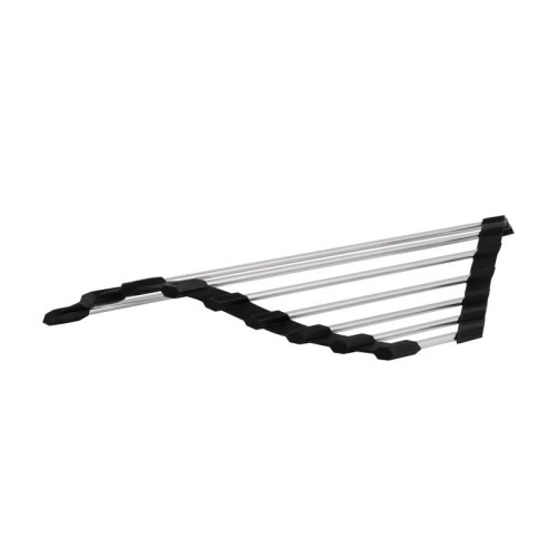 Сушилка на кухонную мойку угловая Lidz Acsis LA16 Black, кругла основа, для посуды 430х175 мм LDACSLA16BLM49769 Сушилка на кухонную мойку угловая Lidz Acsis LA16 Black, кругла основа, для посуды 430х175 мм LDACSLA16BLM49769