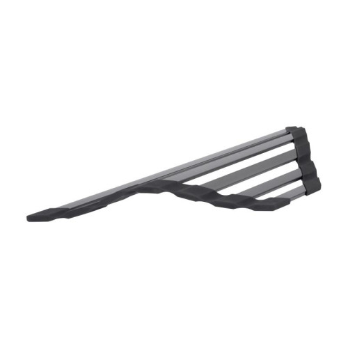 Сушилка на кухонную мойку угловая Lidz Acsis LA20 Black, плоска основа, для посуды 477х198 мм LDACSLA20BLM49773