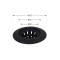 Сетка для сифона Lidz Acsis LA27 Black, силиконовая, 117х117х37 мм LDACSLA27BLM49775 Сетка для сифона Lidz Acsis LA27 Black, силиконовая, 117х117х37 мм LDACSLA27BLM49775