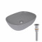 Раковина накладная Qtap Aquarius 470x380x120 мм, Stone grey, прямоугольная, с донным клапаном QTAQA188SG49780 Раковина накладная Qtap Aquarius 470x380x120 мм, Stone grey, прямоугольная, с донным клапаном QTAQA188SG49780