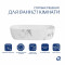 Раковина накладная Qtap Robin 600x390x150 мм, Marble, прямоугольная, с донным клапаном QTROB188MR49788