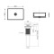 Раковина накладная Qtap Tern 610x350x135 мм, Beige, прямоугольная, с донным клапаном QTTER188SB49790