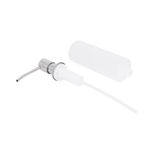 Дозатор для моющего средства Lidz Acsis LA29 Brushed Steel, круглый LDACSLA29BRU49828