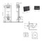 Готовое решение Qtap для ванной комнаты: подвесной унитаз Taurus Ultra Quiet 515×360×350 + комплект инсталляции Nest 4в1 (круглая клавиша Matt Black) Готовое решение Qtap для ванной комнаты: подвесной унитаз Taurus Ultra Quiet 515×360×350 + комплект инсталляции Nest 4в1 (круглая клавиша Matt Black)