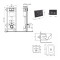 Готовое решение Qtap для ванной комнаты: подвесной унитаз Gemini Ultra Quiet 485×340×350 + комплект инсталляции Nest 4в1 (круглая клавиша Matt Black)